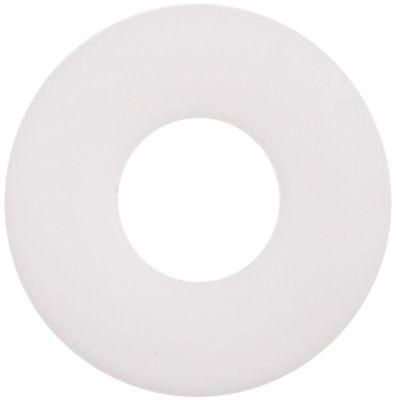 Fladpakning PTFE ID ø 9mm UD ø 21mm Materialestyrke 5mm VPE 1Stk.