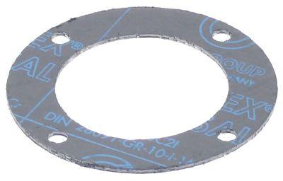 Pakning Grafit UD ø 82,5mm ID ø 52,5mm Materialestyrke 2mm