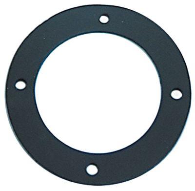 Pakning D1 ø 61mm D2 ø 90mm Materialestyrke 2mm med 4 skruehuller Opvaskemiddelarmholder