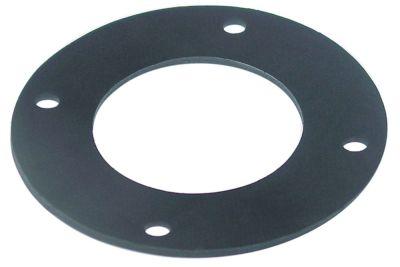 Pakning D1 ø 40mm D2 ø 72mm Materialestyrke 2mm med 4 skruehuller Opvaskemiddelarmholder