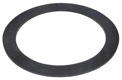 Fladpakning Gummi ID ø 32mm UD ø 43mm Materialestyrke 2mm VPE 1Stk.