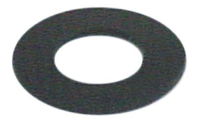 Fladpakning Gummi ID ø 17mm UD ø 33mm Materialestyrke 15mm VPE 1Stk.