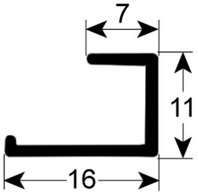 Lågepakning L 430mm Opvaskemaskine Sammenlig.-nr. 437058 passer til ELETTROBAR, WOLK
