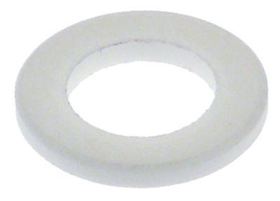 Fladpakning PTFE ID ø 10mm UD ø 17mm Materialestyrke 2mm VPE 1 Stk.