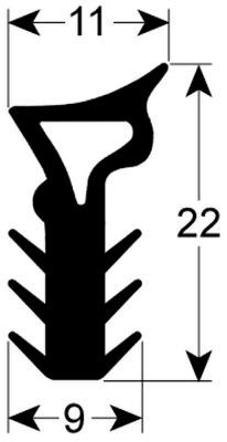 Lågepakning L 600mm til opvaskemaskine passer til Mach