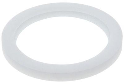 Fladpakning PTFE ID ø 132mm UD ø 17mm Materialestyrke 15mm