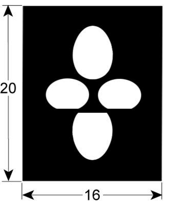Lågepakning L 1320mm Mosgummi H 16mm B 20mm til opvaskemaskine passer til Wexiödisk