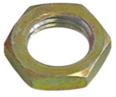 Møtrik Gevind M14x1,5 Stål galvaniseret H 5mm SW 19 VPE 1 Stk.