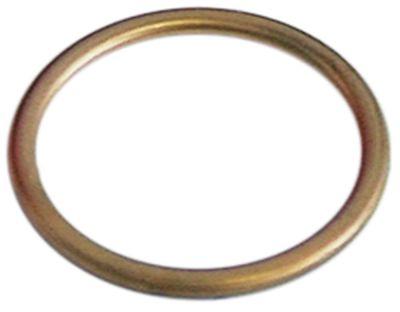 Pakning Kobber ID ø 203mm UD ø 239mm Materialestyrke 2mm DIN-7603-C til gevind 1/2