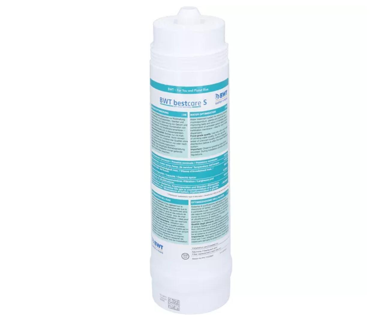 Filterpatron Type bestcare S Vanddispenser og drikkevandssystemer