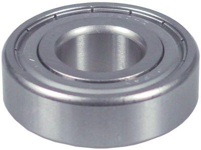 Rillekugleleje CNS UD ø 47mm B 14mm Rillekugleleje med pakningsskiver Type 6204-2RS DI