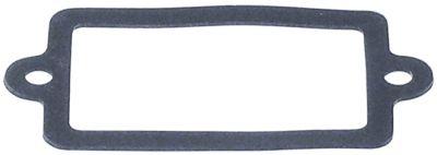 Pakning L 71mm Gummi LA 59mm B 38mm Materialestyrke 1mm til smudsfanger