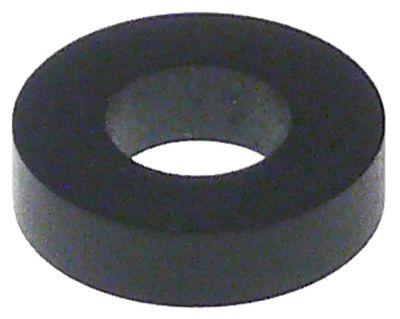 Fladpakning Gummi ID ø 8mm UD ø 16mm Materialestyrke 4mm VPE 1 Stk.