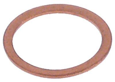 Fladpakning Kobber ID ø 21mm UD ø 26mm Materialestyrke 1mm DIN-7603-A VPE 1Stk.