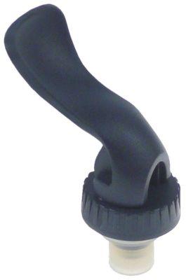 Hane Gevind M28x1,5 ø 32mm grå Overdel