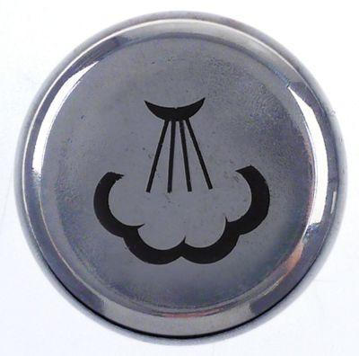 Symbol Damp ø 50mm forkromet til damphane