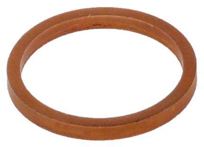flat gasket copper ED ø 24mm ID ø 20,5mmthickness 2,5mm Qty 1 pcs