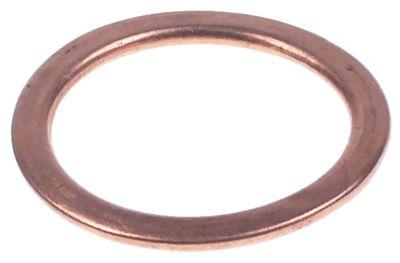 Pakning Kobber ID ø 34mm UD ø 28mm Materialestyrke 3mm DIN-7603-C VPE 1Stk.