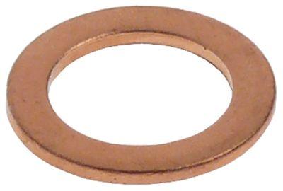 Fladpakning Kobber ID ø 135mm UD ø 20mm Materialestyrke 16mm DIN-7603-A VPE 1 Stk.