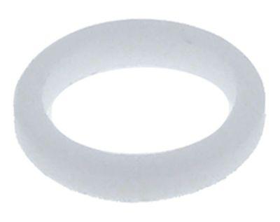Fladpakning PTFE ID ø 10mm UD ø 15mm Materialestyrke 1mm VPE 1 Stk.