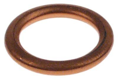 Pakning Kobber ID ø 132mm UD ø 187mm Materialestyrke 25mm DIN-7603-C VPE 1Stk.