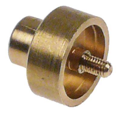 Stempel Messing H 13mm D1 ø 9mm D2 ø 16mm Indv.-ø 1 13mm