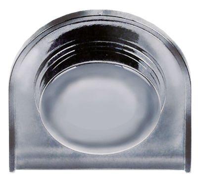 Tast forkromet H 14mm L 21mm B 17mm oval