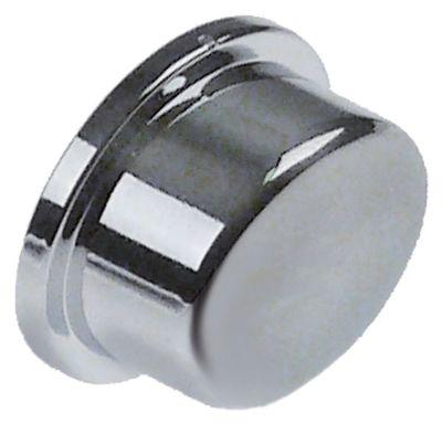 Tast forkromet H 10mm L 17mm B 14mm oval