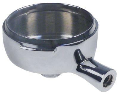 Siholder Messing forkromet ID ø 61mm Udløb 3/8