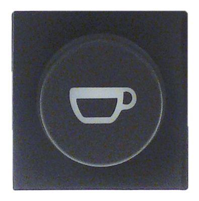 Tast ø 30mm brun L 43mm B 43mm Kaffe