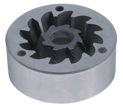 Kværnskivepar H 235mm D1 ø 63mm D2 ø 40mm Akse ø 13mm Drejeretning venstre
