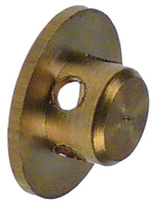 Stråleregulering Messing ID ø 6mm H 6mm D1 ø 8mm D2 ø 15mm