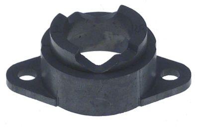 Flange LA 40mm ø 32mm ID ø 195mm H 18mm Hul ø 5mm IP venstre til damp-/vandhane