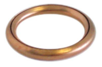 Pakning Kobber ID ø 16mm UD ø 22mm Materialestyrke 3mm DIN-7603-C