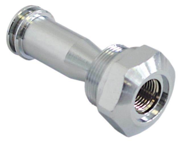 Dyseholder Gevind M30x1,5 Messing forkromet ø 255mm L 665mm SW 36 IG 1 M6 IG M16x1,5