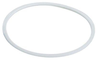 Fladpakning PTFE ID ø 117mm UD ø 130mm Materialestyrke 16mm VPE 1Stk.
