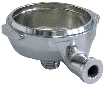 Siholder Messing forkromet ID ø 62mm Udløb 3/8