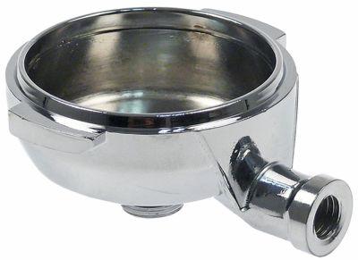 Siholder Messing forkromet ID ø 62mm Udløb 3/8