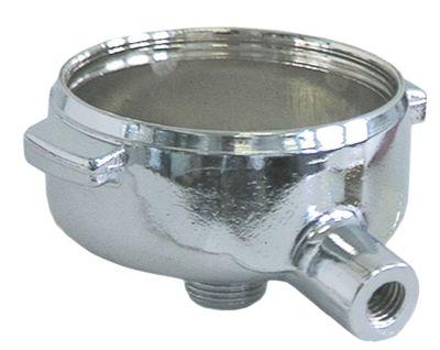 Siholder Messing forkromet ID ø 61mm Udløb 3/8