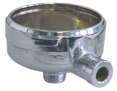 Siholder Messing forkromet ID ø 62mm Udløb 3/8