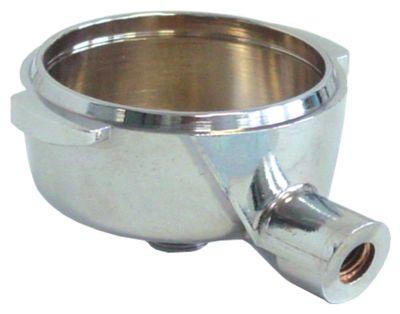 Siholder Messing forkromet ID ø 62mm Udløb 3/8