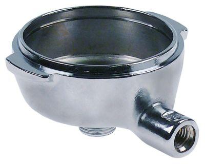 Siholder Messing forkromet ID ø 62mm Udløb 3/8