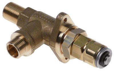 Damp-/vandhane Messing Indgang 3/8