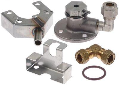 Flange sæt til spulearme LAINOX passer til Kombidæmper