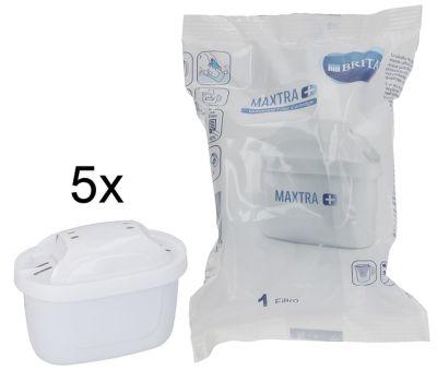 Filterpatron MAXTRA+ 5Stk. passer til BRITA Kapacitet 100 liter eller 4 uger
