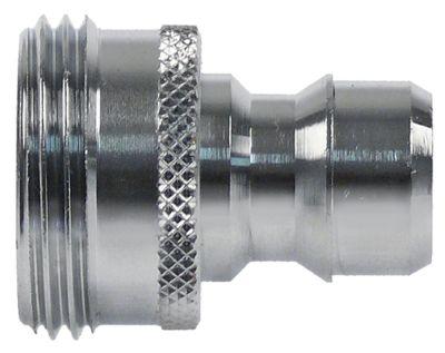 Koblingsstik Messing forkromet Type DN13 Tilslutning 3/4