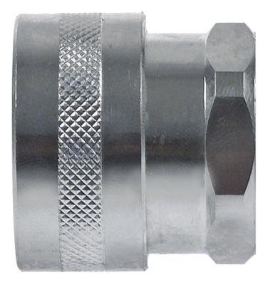 Koblingsbøsning Messing forkromet Type DN19 Tilslutning 3/4