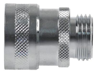 Koblingsbøsning Messing forkromet Type DN13 Tilslutning 1/2