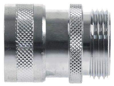 Koblingsbøsning Messing forkromet Type DN13 Tilslutning 3/4