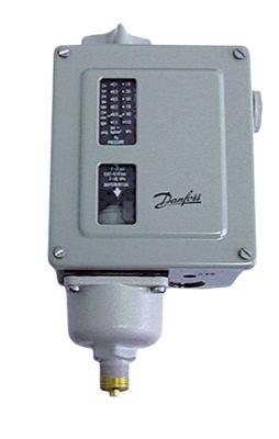 Pressostat Tryktilslutning vertikal Dampregulering DANFOSS Tryktilslutning ø 3/8